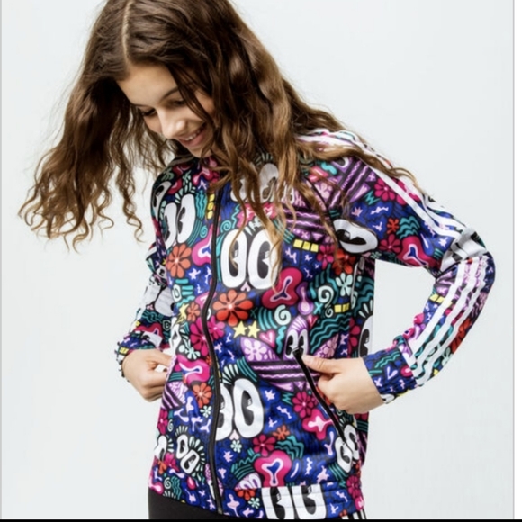 adidas Jackets & Blazers - A.D.I.D.A.S. Track Top/ Jacket HATTIE STEWART- GOOGLY EYES